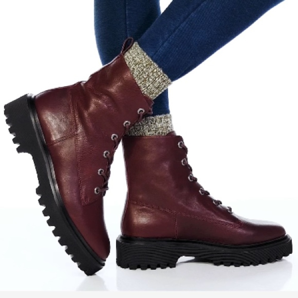Madewell NWT The Rayna Lace-Up Boot, 7
